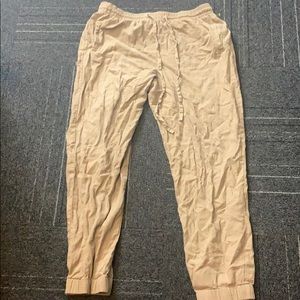 A little wrinkly but super soft joggers